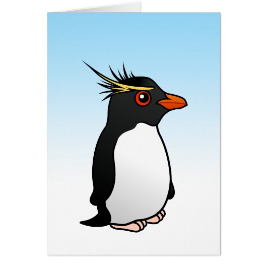Cute Rockhopper Penguin Cards (Front)