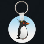 Cute Rockhopper Penguin Keychain<br><div class="desc">This is our Birdorable version of the Rockhopper Penguin,  and it's totally cute!</div>