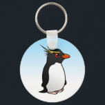 Cute Rockhopper Penguin Keychain<br><div class="desc">This is our Birdorable version of the Rockhopper Penguin,  and it's totally cute!</div>