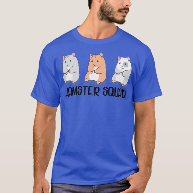Cute Rodent Squad Hamster Ironic Team T-Shirt (Front)