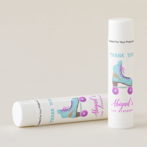 Cute Roller Skate Birthday Party Favor Lip Balm