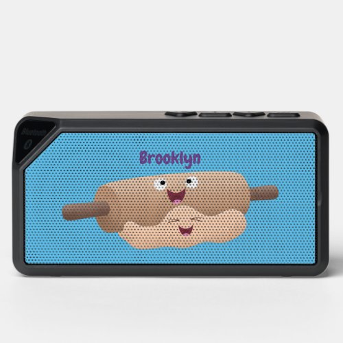 Cute rolling pin and dough pastry baking cartoon bluetooth speaker