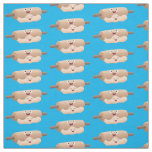 Cute rolling pin and dough pastry baking cartoon fabric