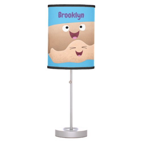 Cute rolling pin and dough pastry baking cartoon table lamp