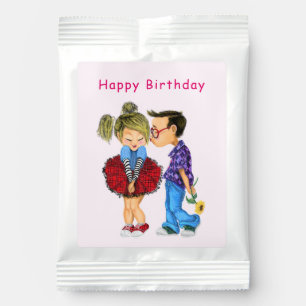 Cute Romantic Couple Birthday Margarita Drink Mix