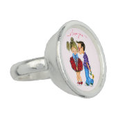 Cute Romantic Couple Ring Gift (Side)