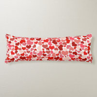 Cute Romantic Pink Red Hearts Bedding