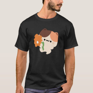 Cute Romantic Tortie Cat T-Shirt