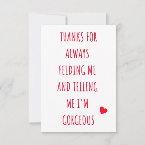 Cute romantic valentines day card for him