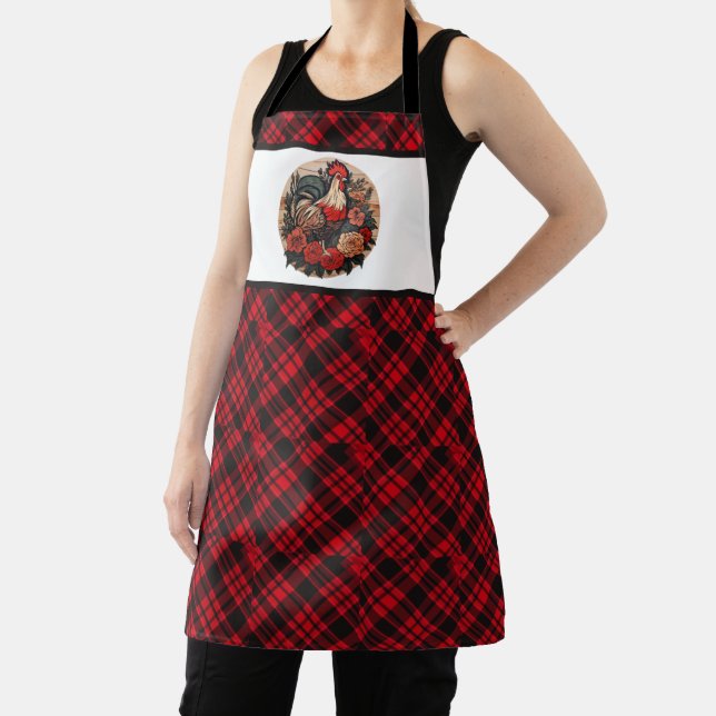 Cute rooster lovers Country kitchen  Apron (Insitu)