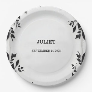 Cute Rope We Are Tying The Knot Bridal Shower Paper Plates