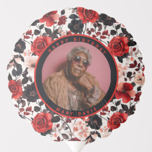 Cute Rose Birthday Balloon For Birthday Bash