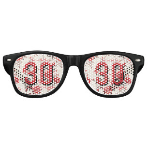 Cute Rose Floral 50Th Birthday Retro Sunglasses