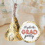 Cute Rose Gold Balloon Letters Grad Party Hershey®'s Kisses®