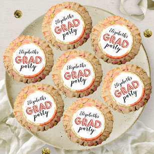 Cute Rose Gold Balloon Letters Grad Party Reese's Peanut Butter Cups