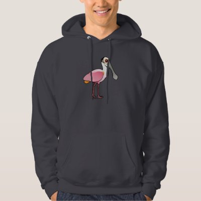 Cute Roseate Spoonbill Hoodie