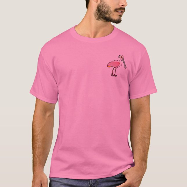 Cute Roseate Spoonbill T-Shirt (Front)