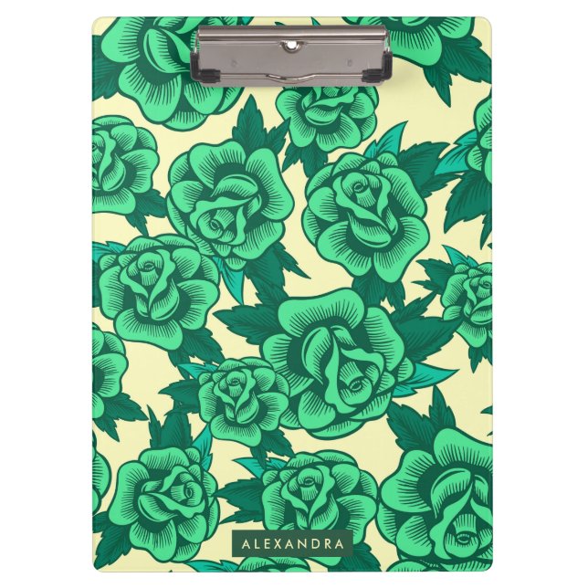 Cute Roses Clipboard (Front)