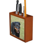 Cute Rottie Desk Organizer