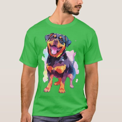 Cute rottweiler puppy T_Shirt