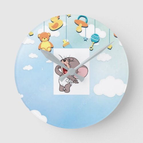 Cute round clock for cuties 