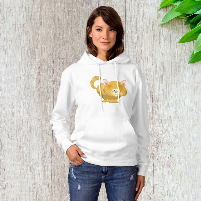 Cute Round Ginger Tabby Cat Hoodie (Creator Uploaded)