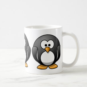 Cute Round Penguin Designs Coffee Mug