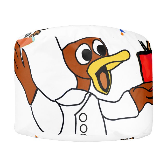 Cute Round Pouf (Front)