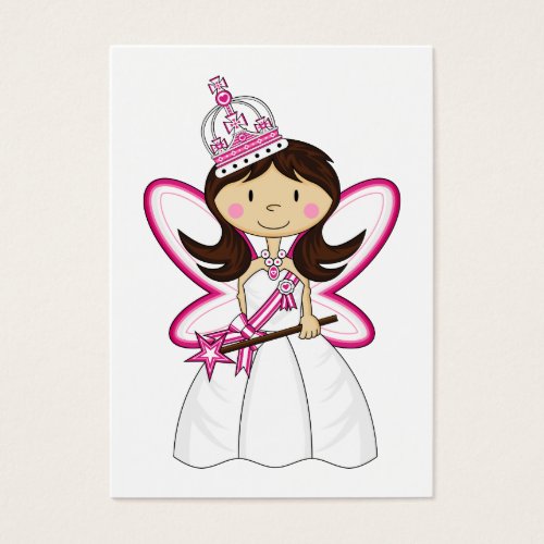 Cute Royal Princess Bookmark Business Card Template