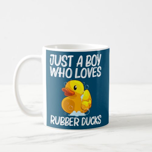 Cute Rubber Duck Art For Boys Kids Men Rubber Coffee Mug