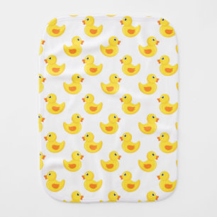 Cute Rubber Duck Baby  Burp Cloth