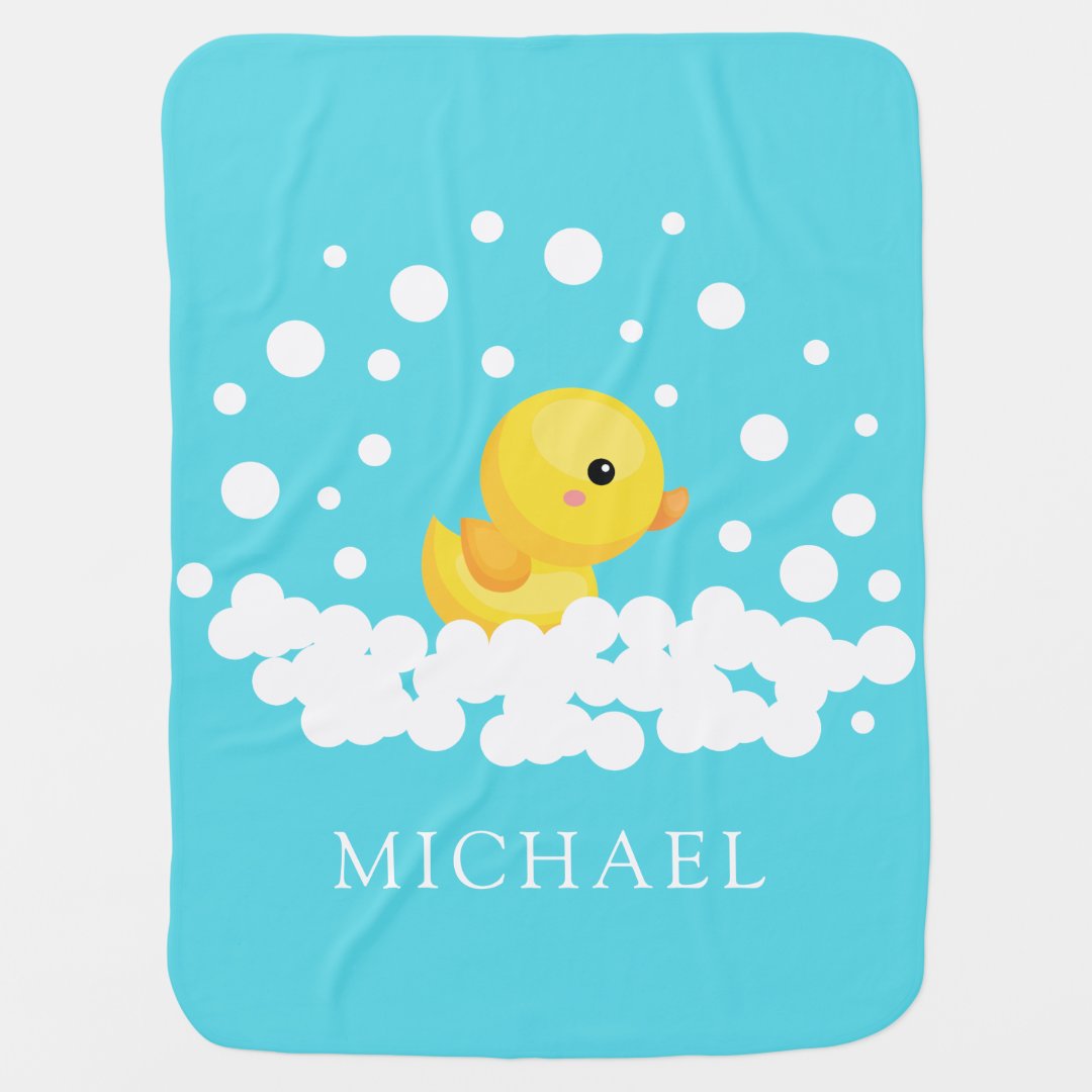 Cute Rubber Duck Baby Receiving Blanket Zazzle