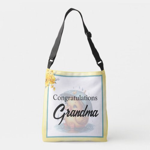 Cute Rubber Duck Baby Shower  Crossbody Bag