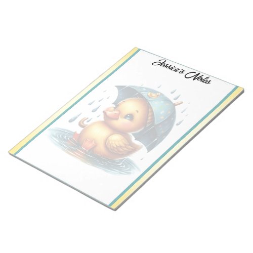 Cute Rubber Duck  Baby Shower  Notepad