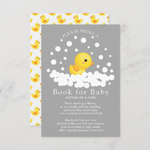 Cute Rubber Duck Book for Baby Card