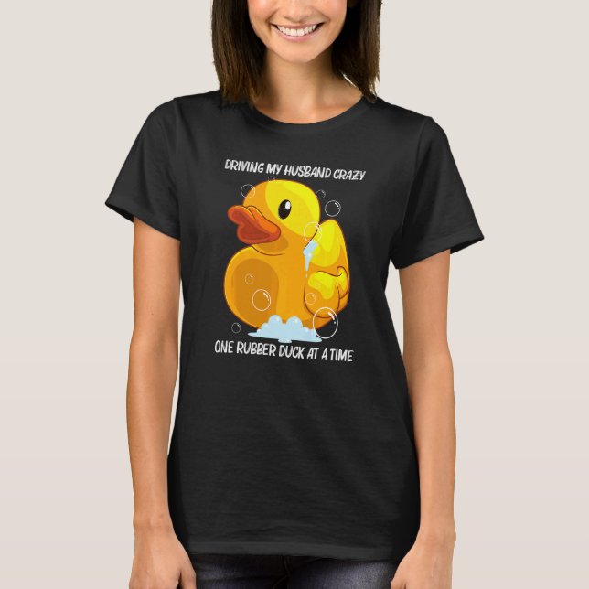 Cute Rubber Duck For Women Girls Mom Rubber Duckie T-Shirt (Front)