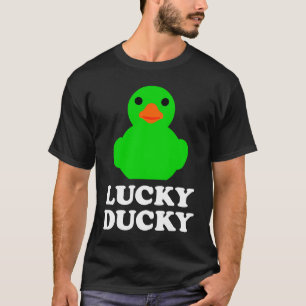Cute Rubber Duck Lucky Ducky Quack Cool Animal Gra T-Shirt