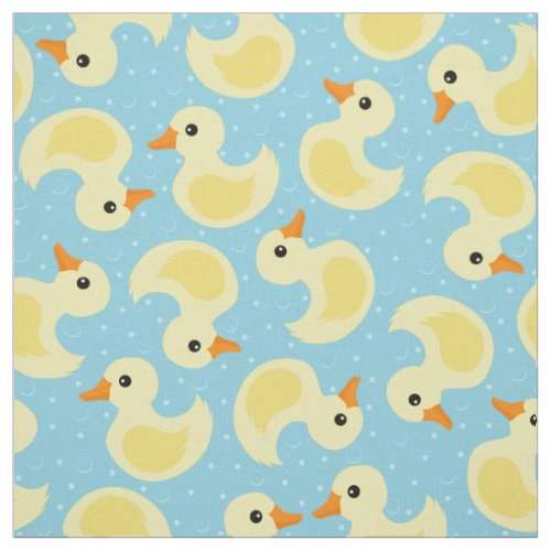 Cute rubber duck pattern fabric