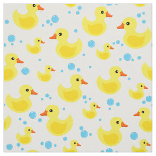 Cute rubber duck pattern fabric