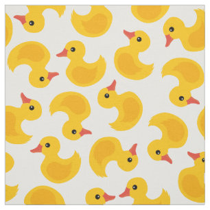 Cute rubber duck pattern fabric