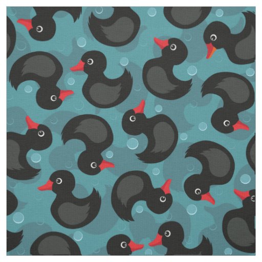 Cute rubber duck pattern fabric