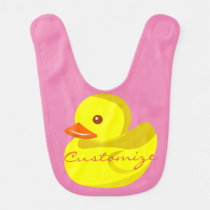 Cute Rubber Duck Thunder_Cove Baby Bib