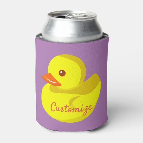 Cute Rubber Duck Thunder_Cove Can Cooler