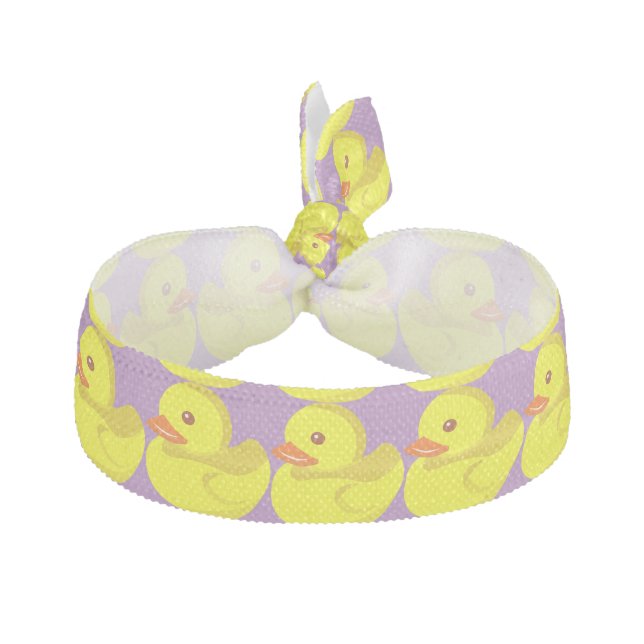 Cute Rubber Duck Thunder_Cove Elastic Hair Tie (Front)