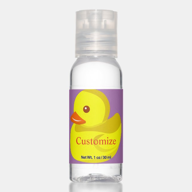 Cute Rubber Duck Thunder_Cove Hand Sanitizer (Front)