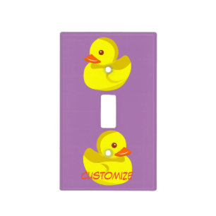 Cute Rubber Duck Thunder_Cove Light Switch Cover