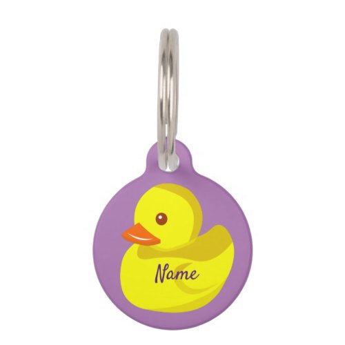 Cute Rubber Duck Thunder_Cove Pet ID Tag