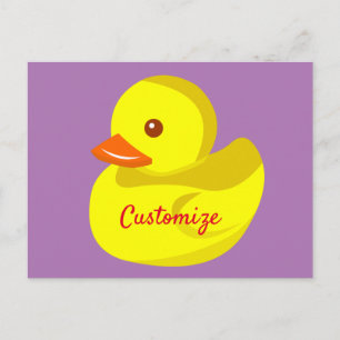 Cute Rubber Duck Thunder_Cove Postcard