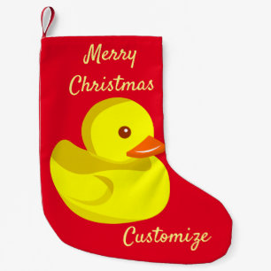 Cute Rubber Duck Thunder_Cove Small Christmas Stocking