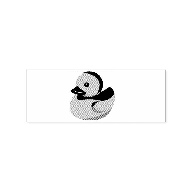 Cute Rubber Duck Thunder_Cove Stamp (Imprint)